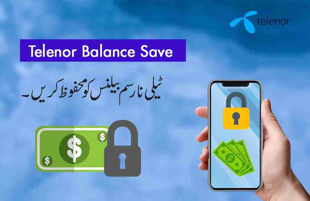 Telenor Save Balance Code 2022