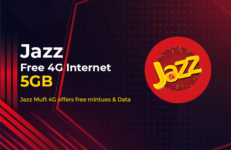 Jazz Free 5GB 4G Internet